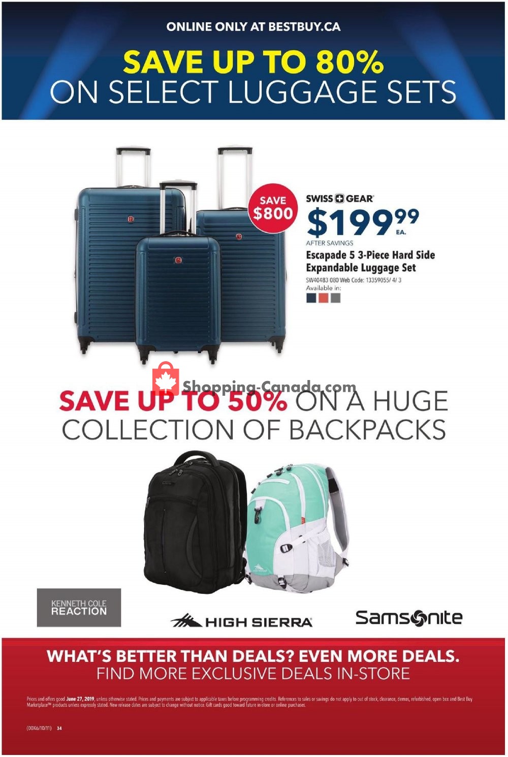 Best Buy flyer from Thursday June 27, 2019 to Thursday June 27, 2019 - page 34