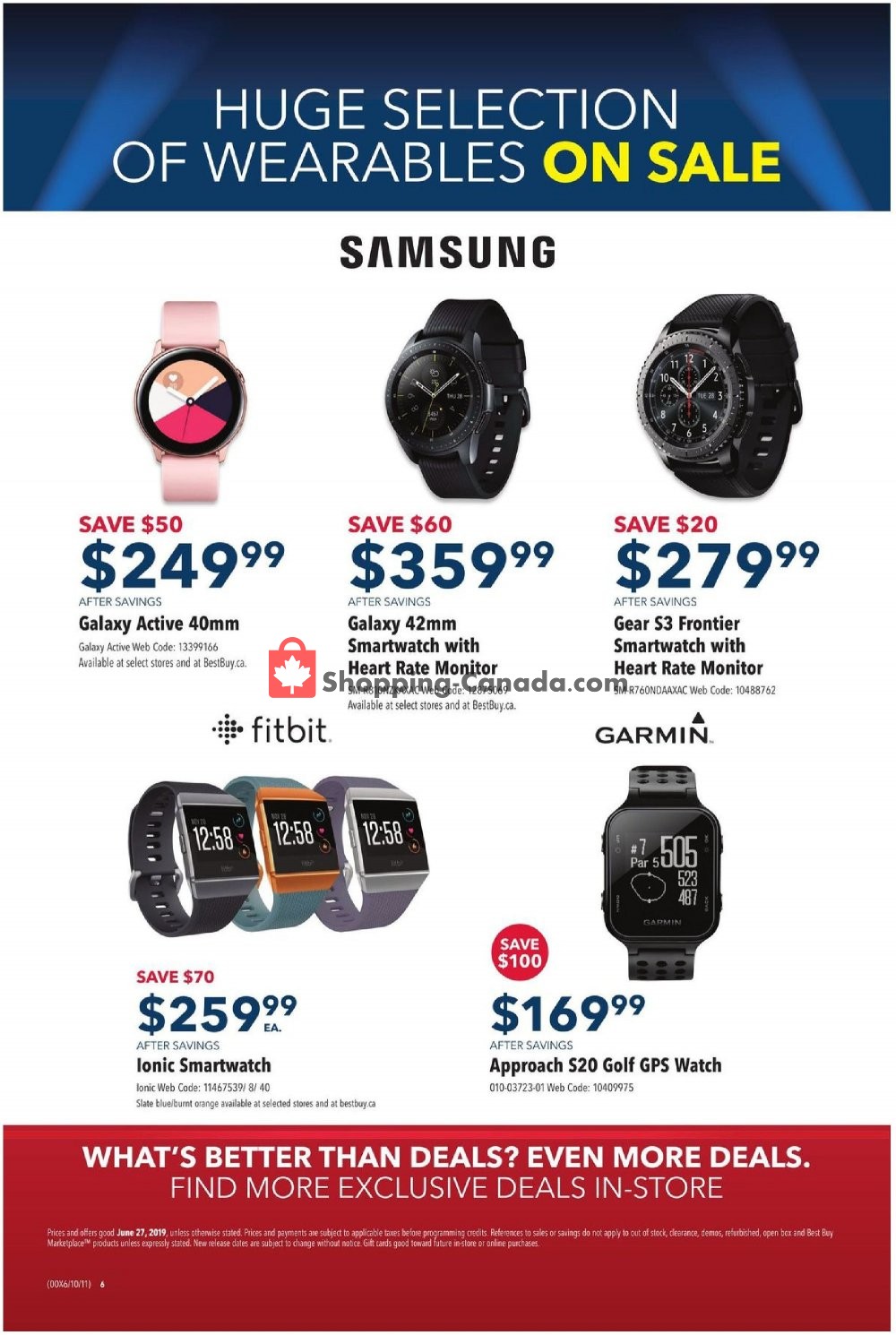 Best Buy flyer from Thursday June 27, 2019 to Thursday June 27, 2019 - page 6