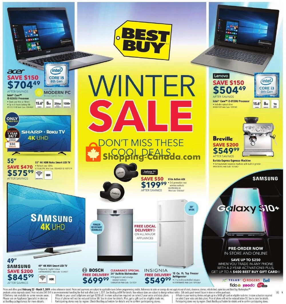 Best Buy Canada, flyer (Winter Sale Atlantic) February 22 March