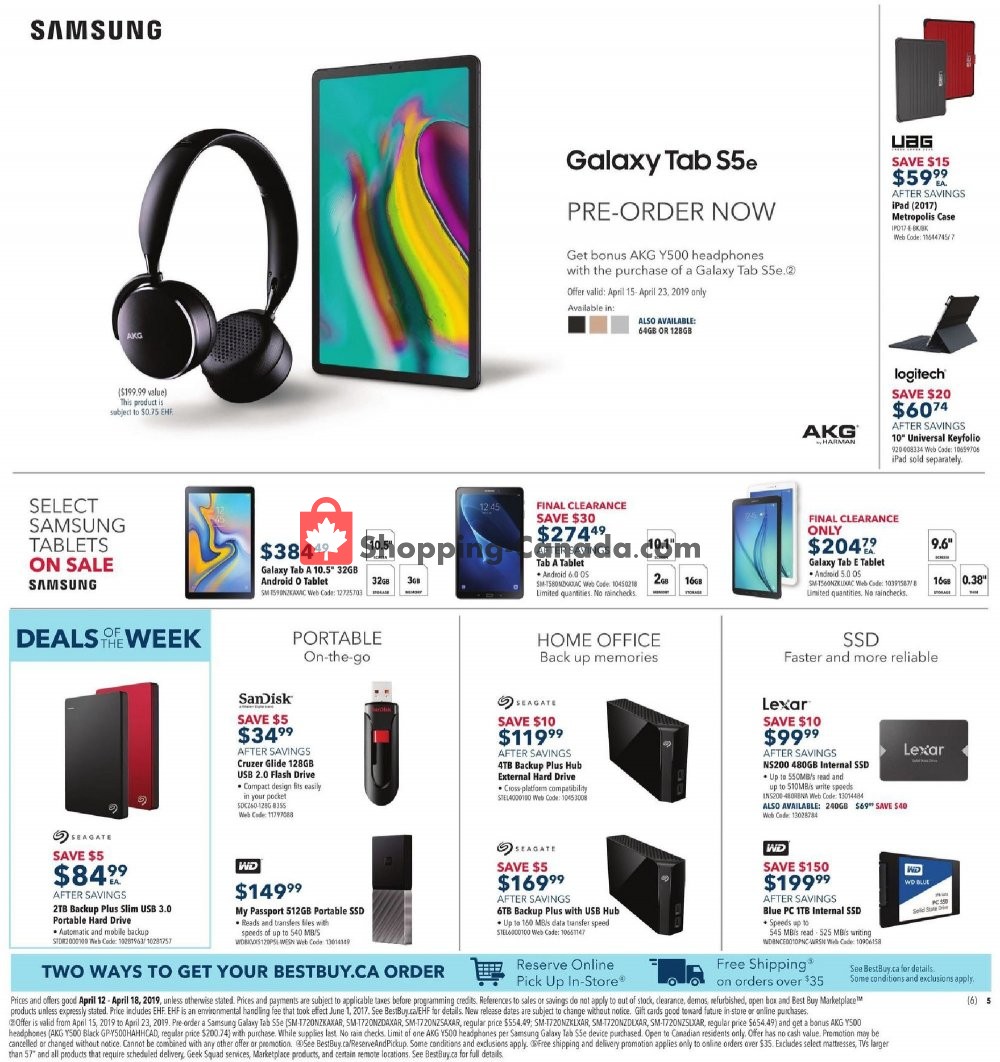 Best Buy flyer from Friday April 12, 2019 to Thursday April 18, 2019 - page 12