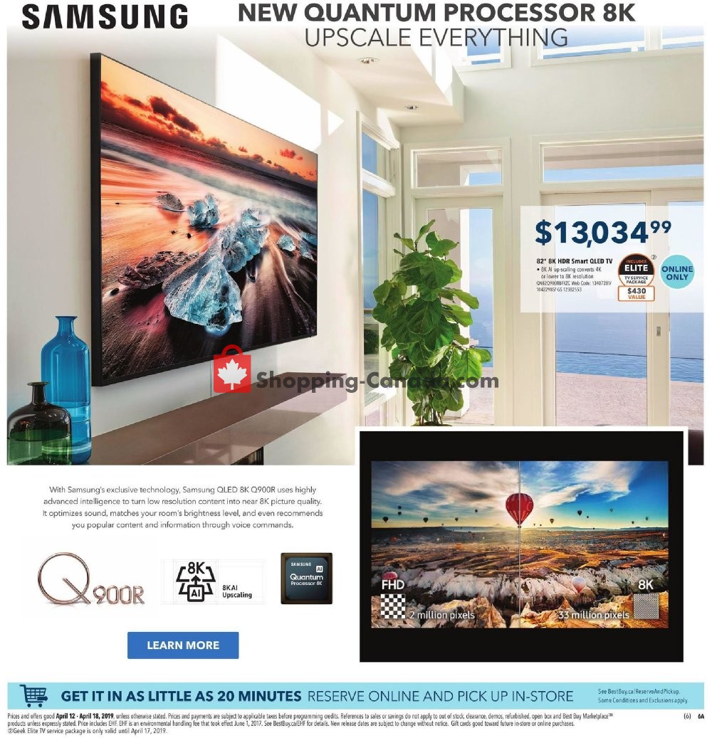 Best Buy flyer from Friday April 12, 2019 to Thursday April 18, 2019 - page 16