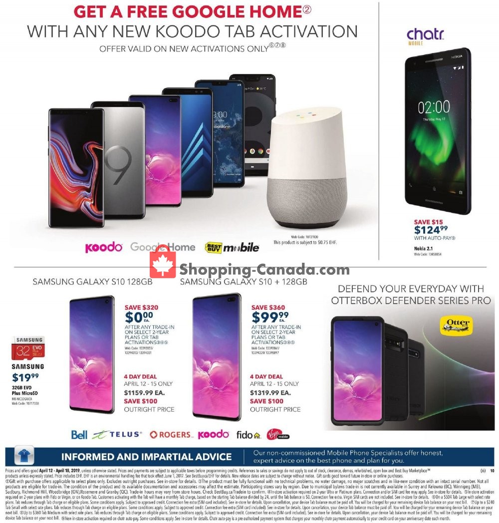 Best Buy flyer from Friday April 12, 2019 to Thursday April 18, 2019 - page 22