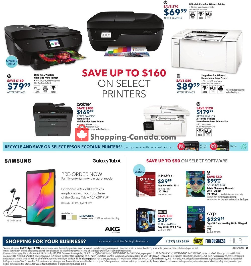Best Buy flyer from Friday April 12, 2019 to Thursday April 18, 2019 - page 11