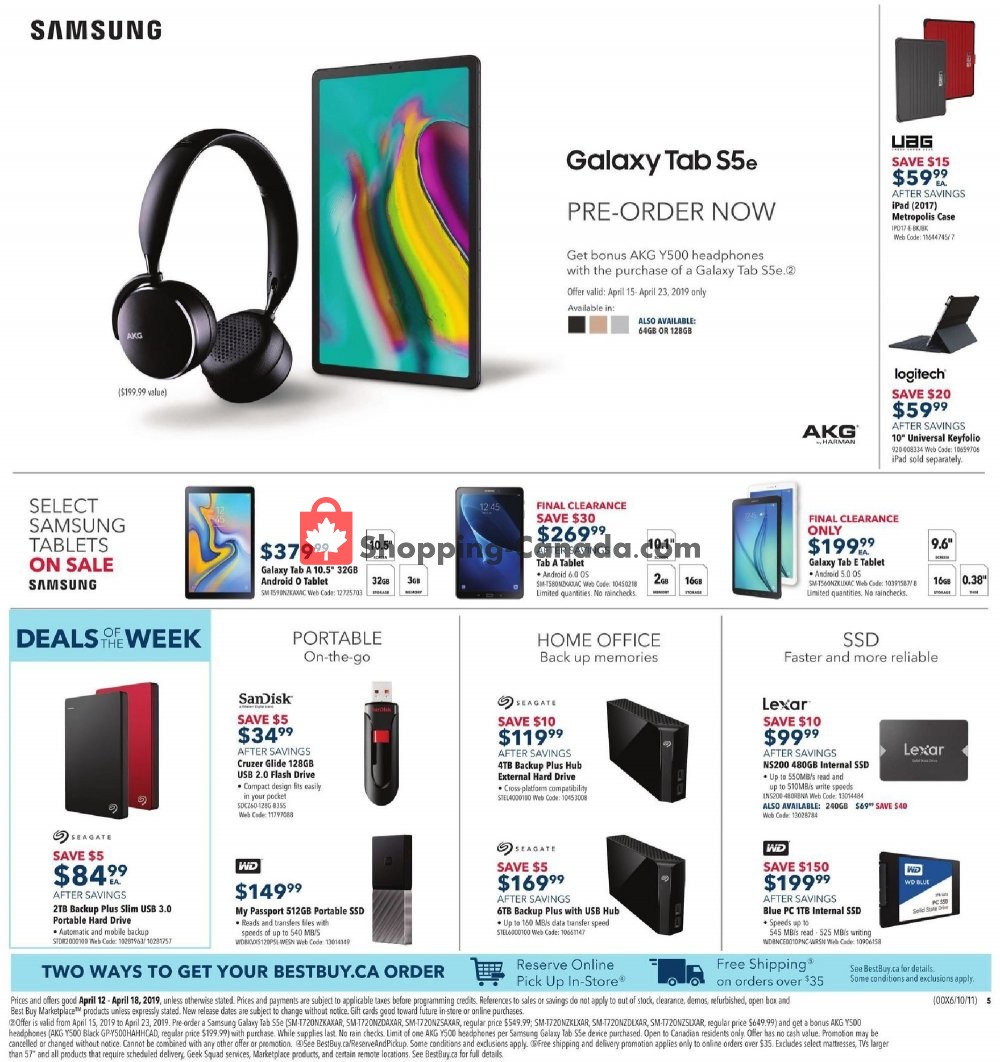 Best Buy flyer from Friday April 12, 2019 to Thursday April 18, 2019 - page 12