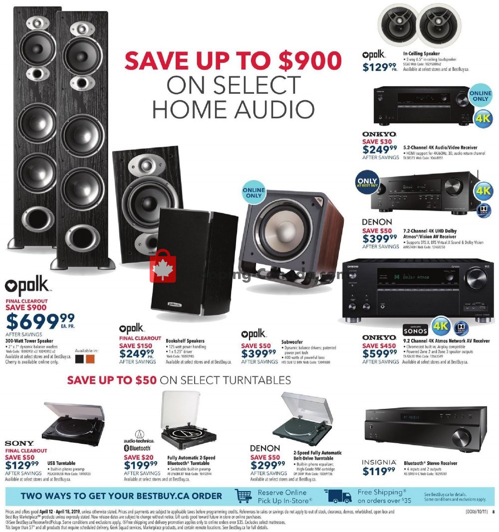 Best Buy flyer from Friday April 12, 2019 to Thursday April 18, 2019 - page 18