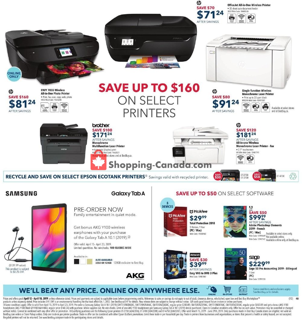 Best Buy flyer from Friday April 12, 2019 to Thursday April 18, 2019 - page 11