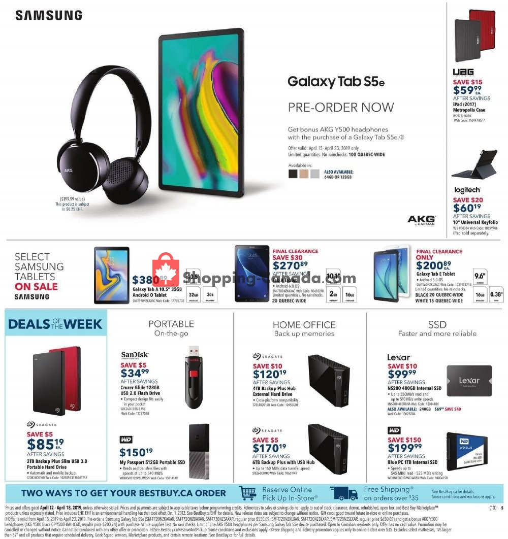 Best Buy flyer from Friday April 12, 2019 to Thursday April 18, 2019 - page 12