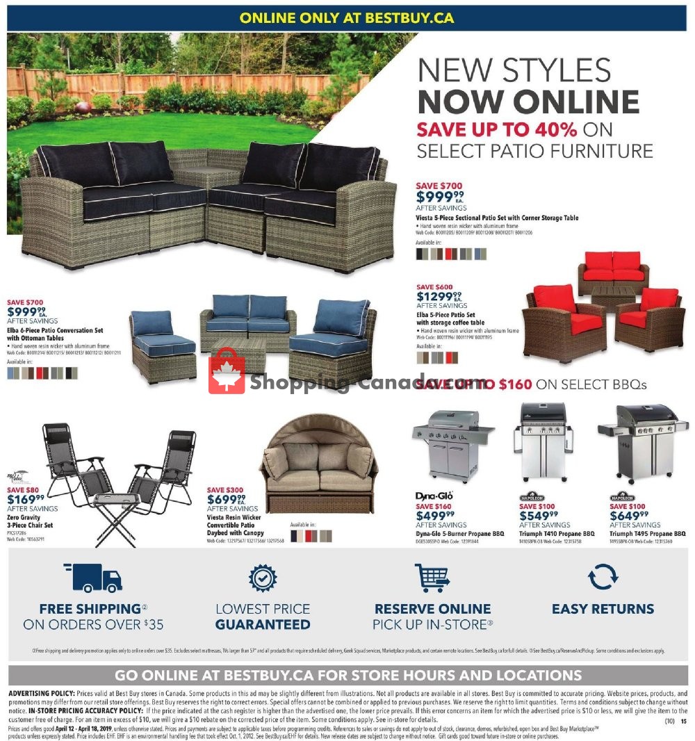 Best Buy flyer from Friday April 12, 2019 to Thursday April 18, 2019 - page 34