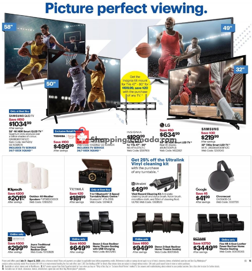 Best Buy flyer from Friday July 31, 2020 to Thursday August 6, 2020 - page 20