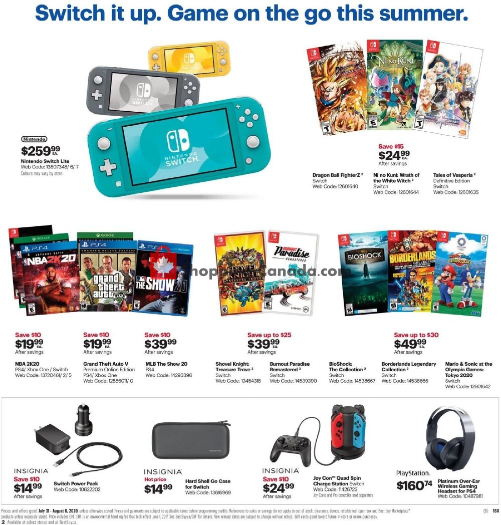 Best Buy flyer from Friday July 31, 2020 to Thursday August 6, 2020 - page 21
