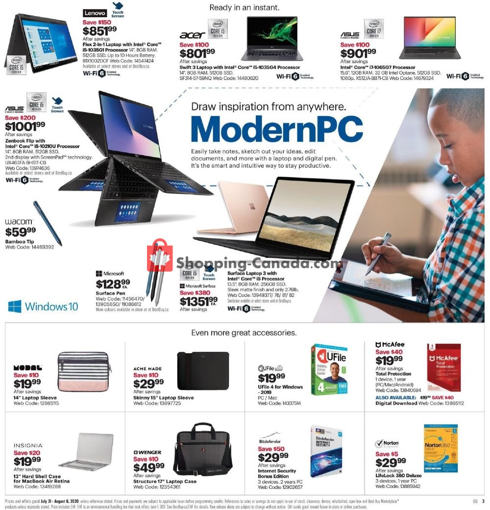 Best Buy flyer from Friday July 31, 2020 to Thursday August 6, 2020 - page 6