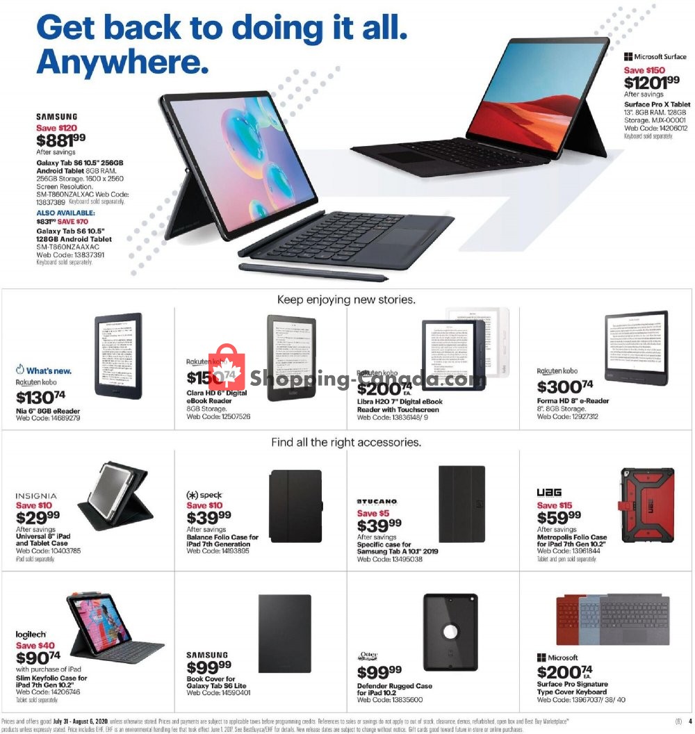 Best Buy flyer from Friday July 31, 2020 to Thursday August 6, 2020 - page 7