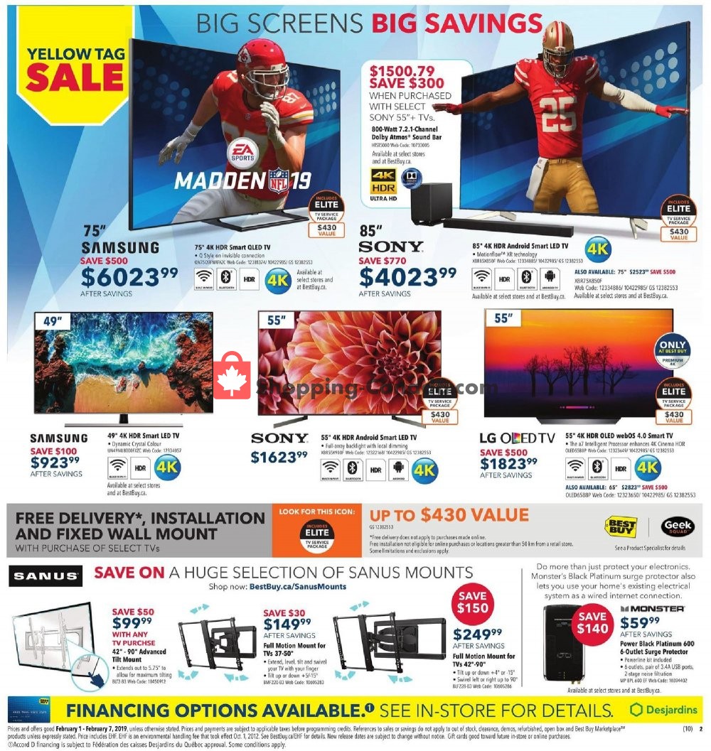 Best Buy flyer from Friday February 1, 2019 to Thursday February 7, 2019 - page 4