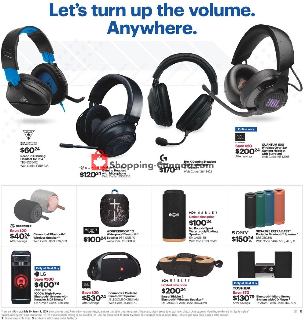 Best Buy flyer from Friday July 31, 2020 to Thursday August 6, 2020 - page 16