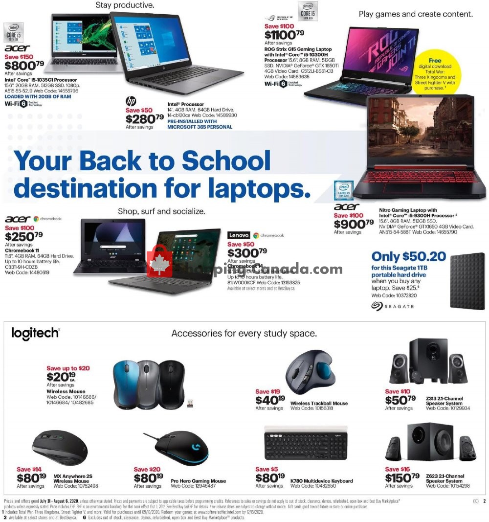 Best Buy flyer from Friday July 31, 2020 to Thursday August 6, 2020 - page 5