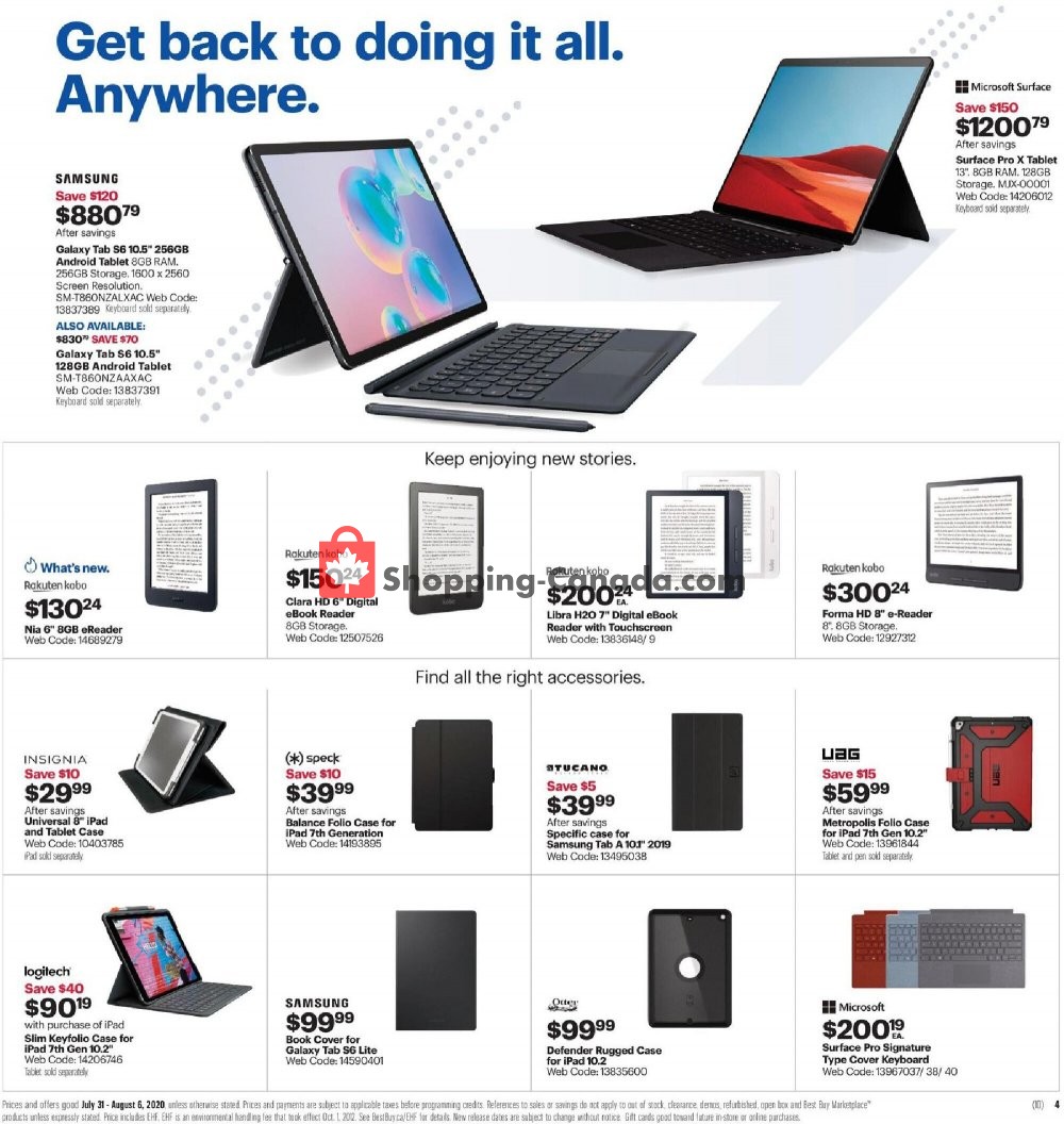 Best Buy flyer from Friday July 31, 2020 to Thursday August 6, 2020 - page 7