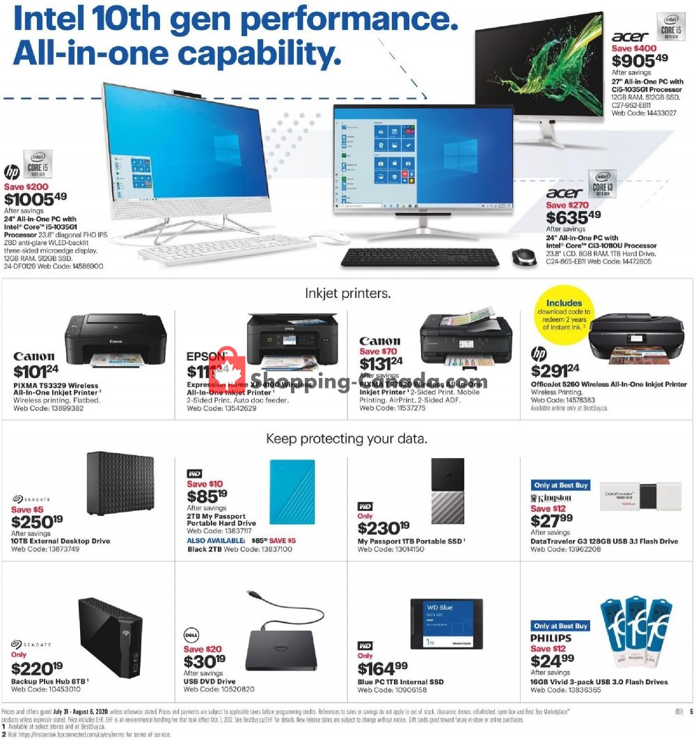 Best Buy flyer from Friday July 31, 2020 to Thursday August 6, 2020 - page 9