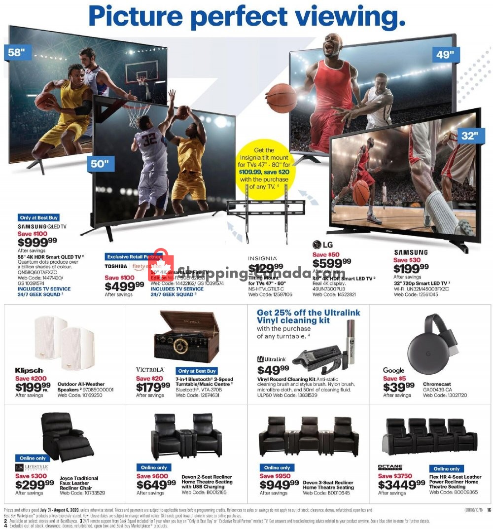 Best Buy flyer from Friday July 31, 2020 to Thursday August 6, 2020 - page 20