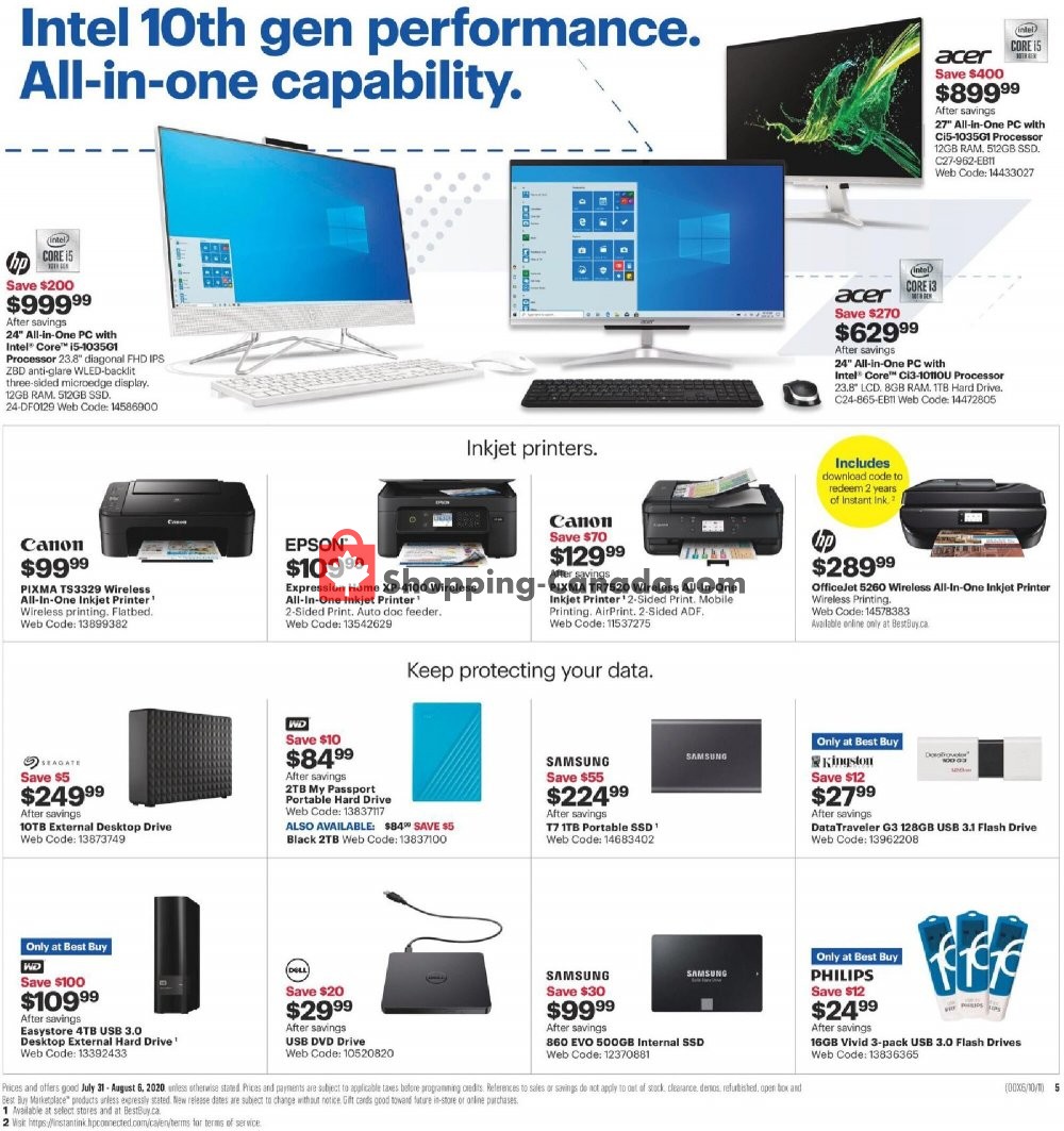 Best Buy flyer from Friday July 31, 2020 to Thursday August 6, 2020 - page 9