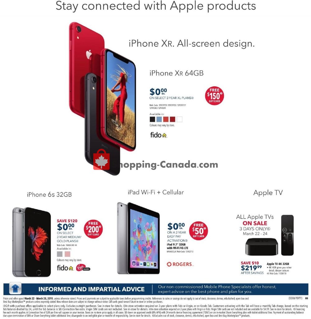 Best Buy flyer from Friday March 22, 2019 to Thursday March 28, 2019 - page 19