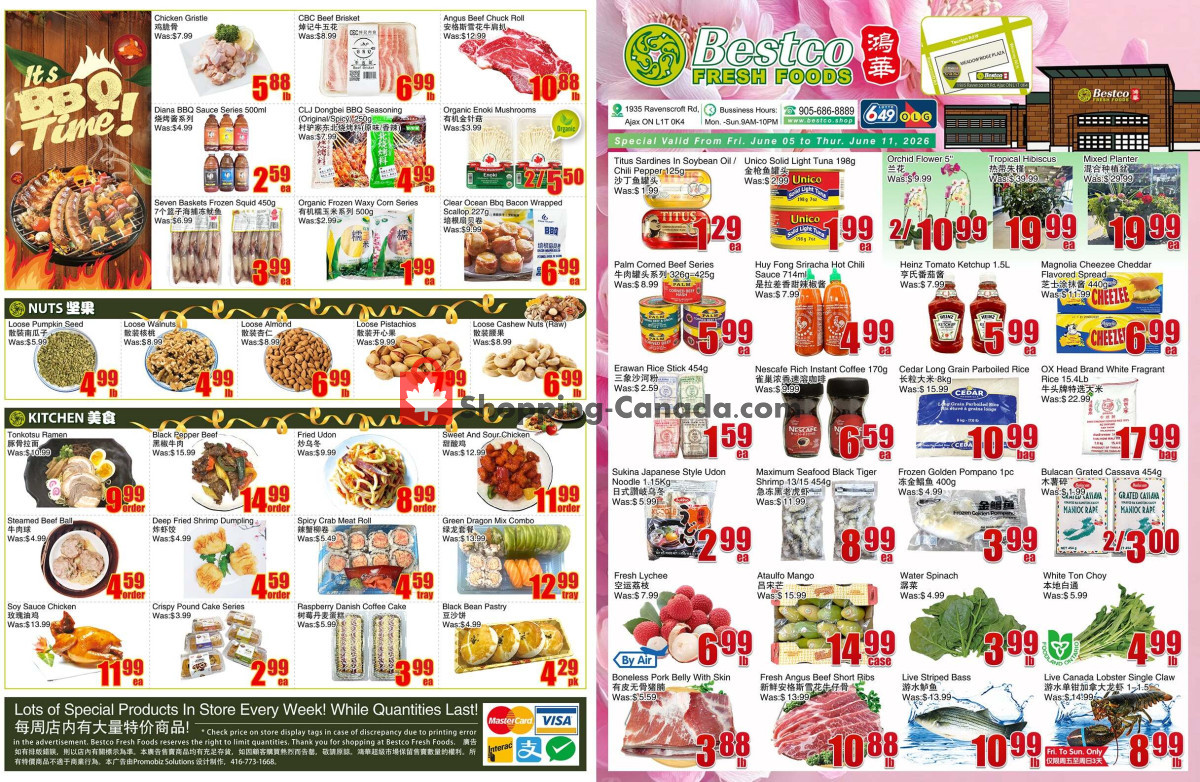 Bestco Food Mart flyer from Monday June 1, 2026 to Tuesday June 30, 2026 - page 1