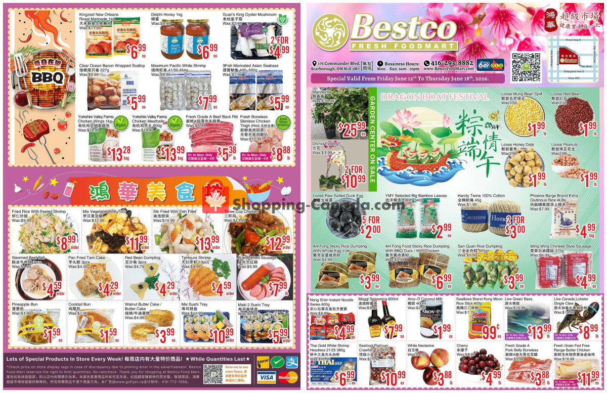 Bestco Food Mart flyer from Wednesday June 10, 2026 to Tuesday June 16, 2026 - page 1