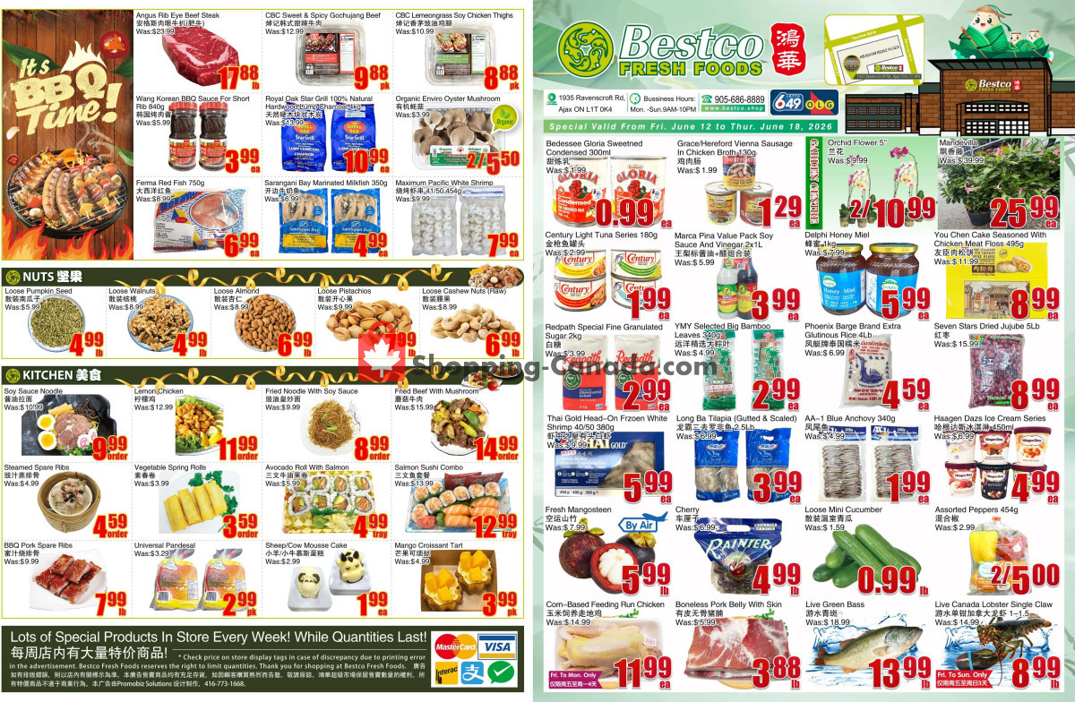 Bestco Food Mart flyer from Thursday June 11, 2026 to Wednesday June 17, 2026 - page 1
