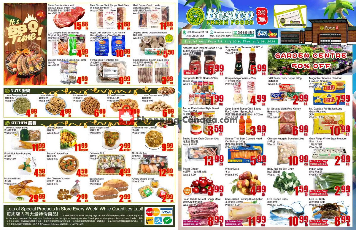 Bestco Food Mart flyer from Monday June 29, 2026 to Sunday July 5, 2026 - page 1