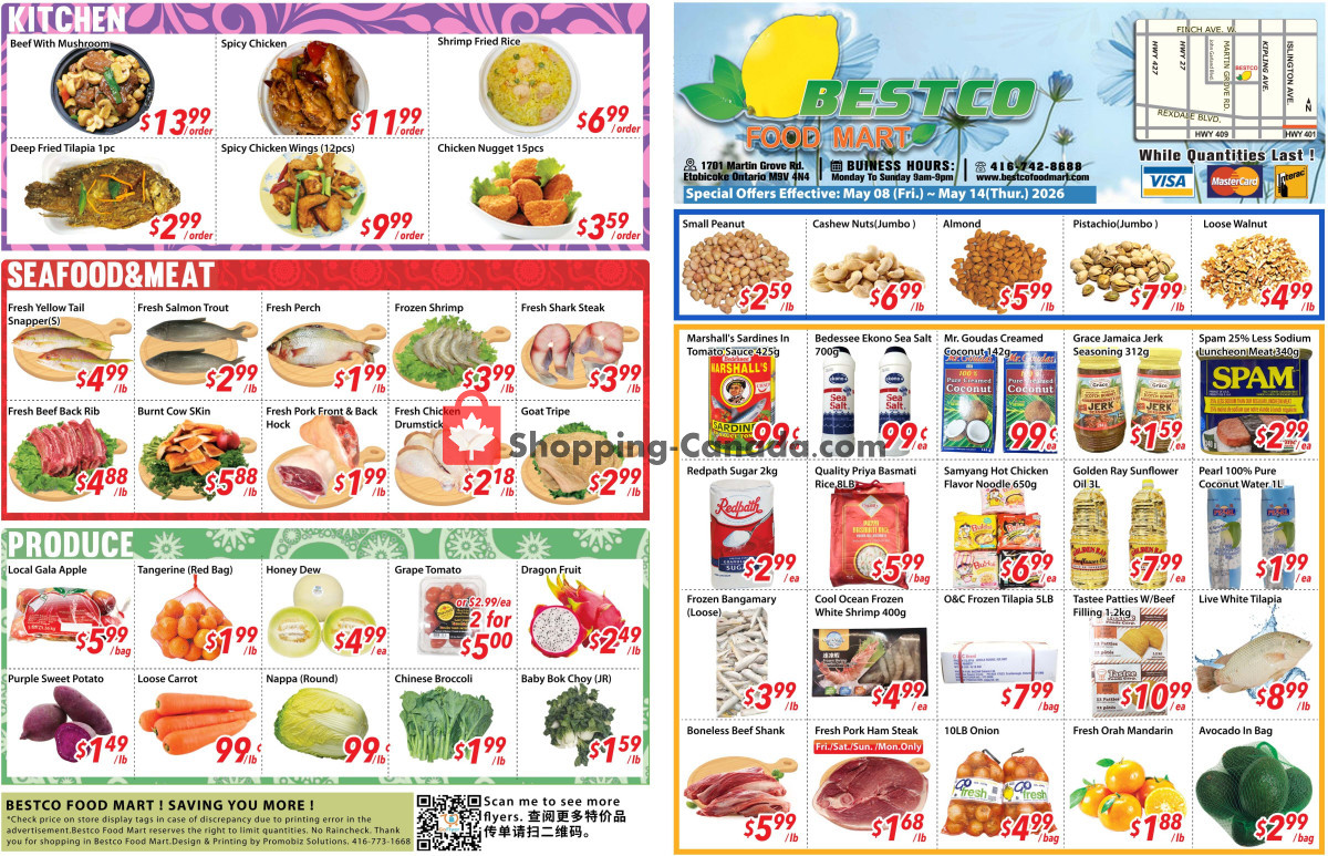 Bestco Food Mart flyer from Friday May 1, 2026 to Sunday May 31, 2026 - page 1