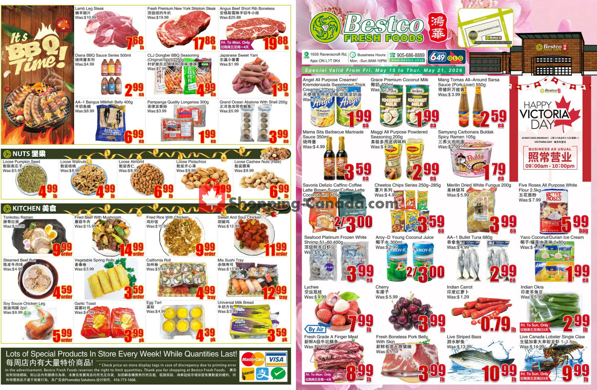 Bestco Food Mart flyer from Thursday May 14, 2026 to Wednesday May 20, 2026 - page 1