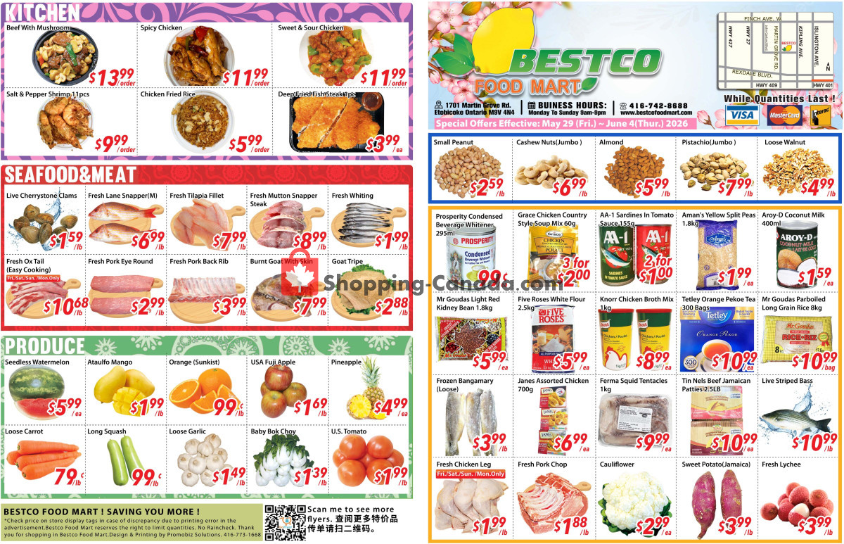 Bestco Food Mart flyer from Wednesday May 20, 2026 to Tuesday May 26, 2026 - page 1