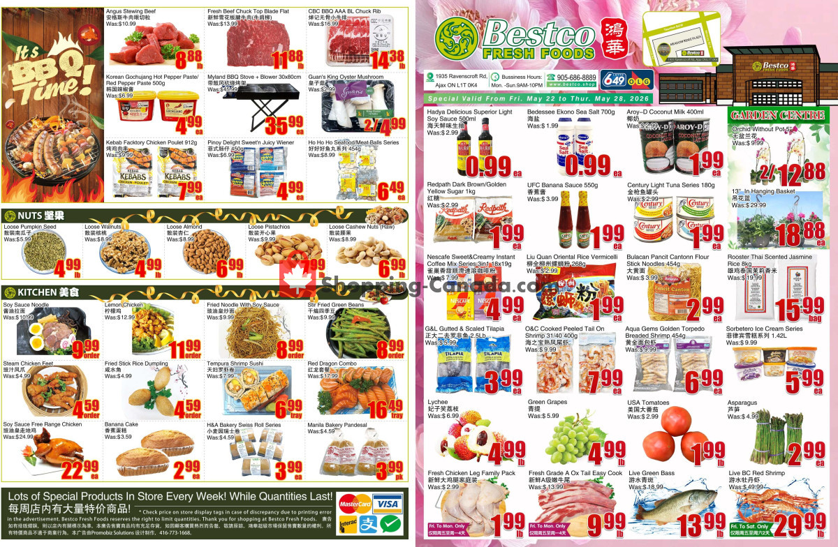 Bestco Food Mart flyer from Thursday May 21, 2026 to Wednesday May 27, 2026 - page 1