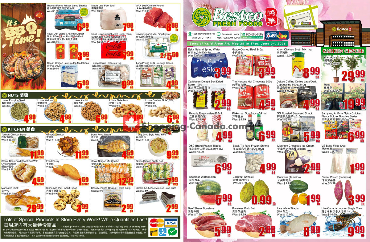 Bestco Food Mart flyer from Friday May 29, 2026 to Thursday June 4, 2026 - page 1