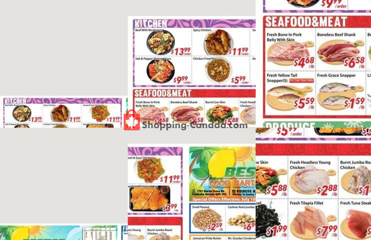 Bestco Food Mart flyer from Friday July 10, 2026 to Thursday July 16, 2026 - page 1