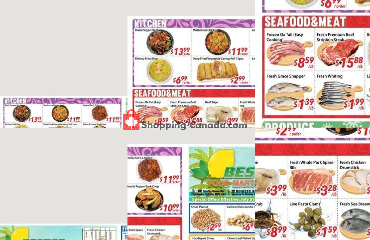 Bestco Food Mart flyer from Friday July 3, 2026 to Thursday July 9, 2026 - page 1