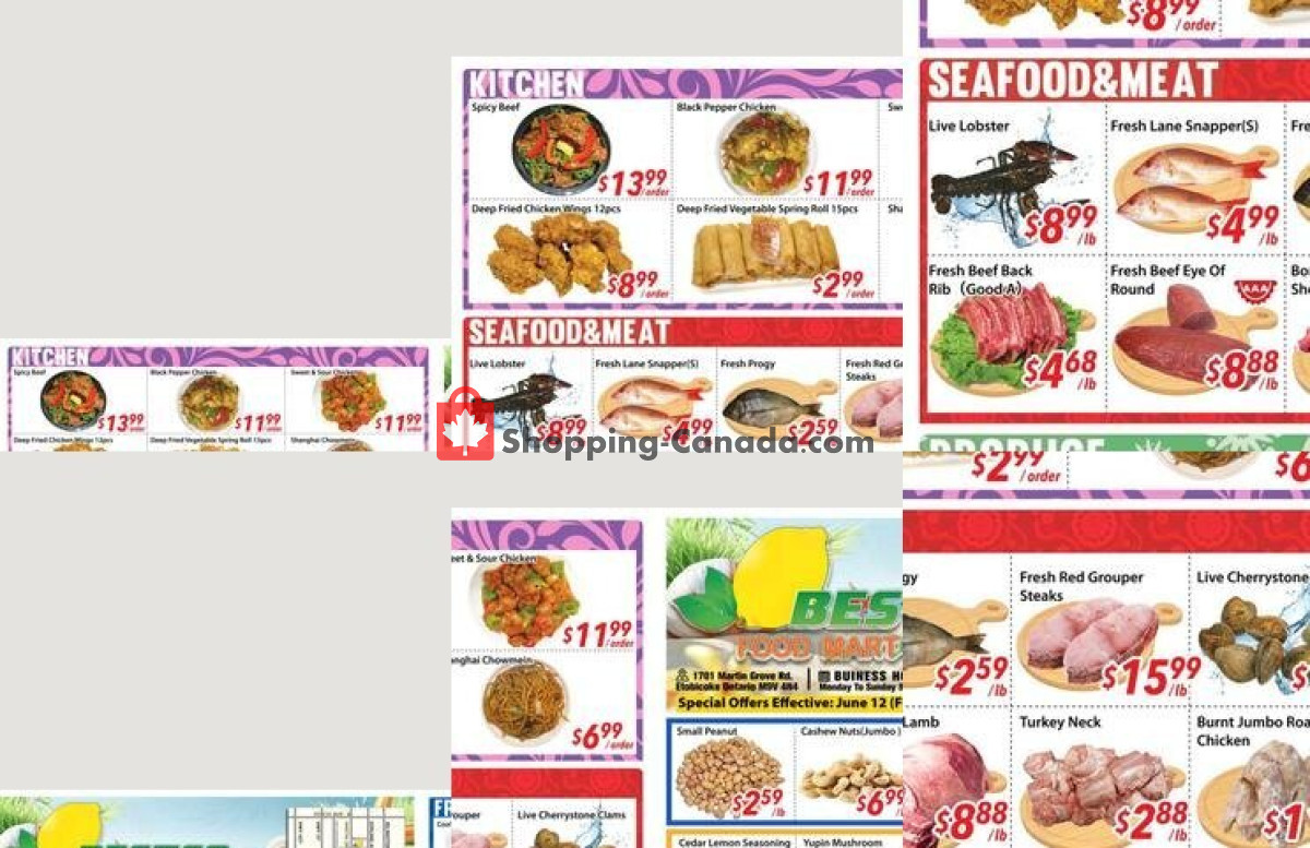Bestco Food Mart flyer from Friday June 12, 2026 to Thursday June 18, 2026 - page 1
