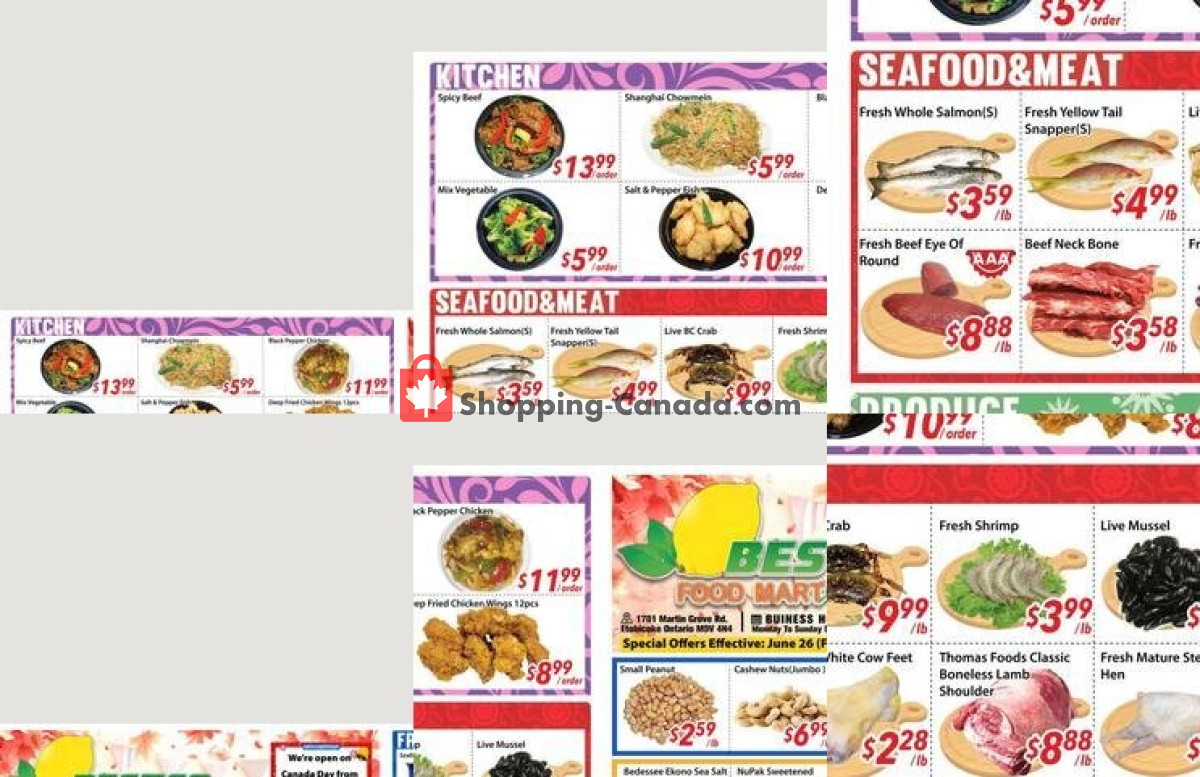 Bestco Food Mart flyer from Friday June 26, 2026 to Thursday July 2, 2026 - page 1