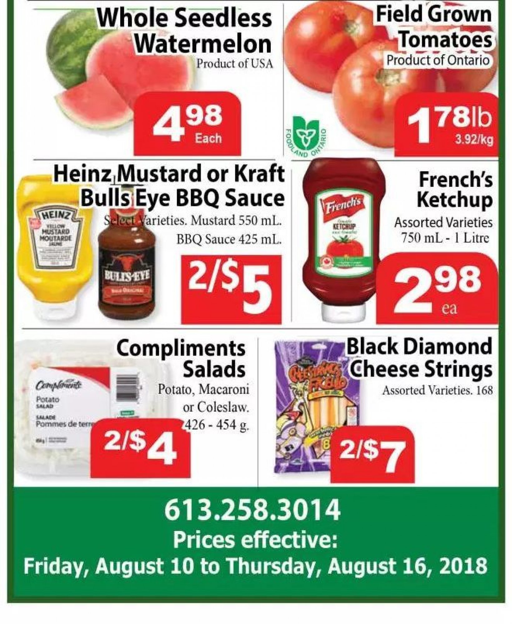 B&H YOUR COMMUNITY GROCER flyer from Friday August 10, 2018 to Thursday August 16, 2018 - page 2