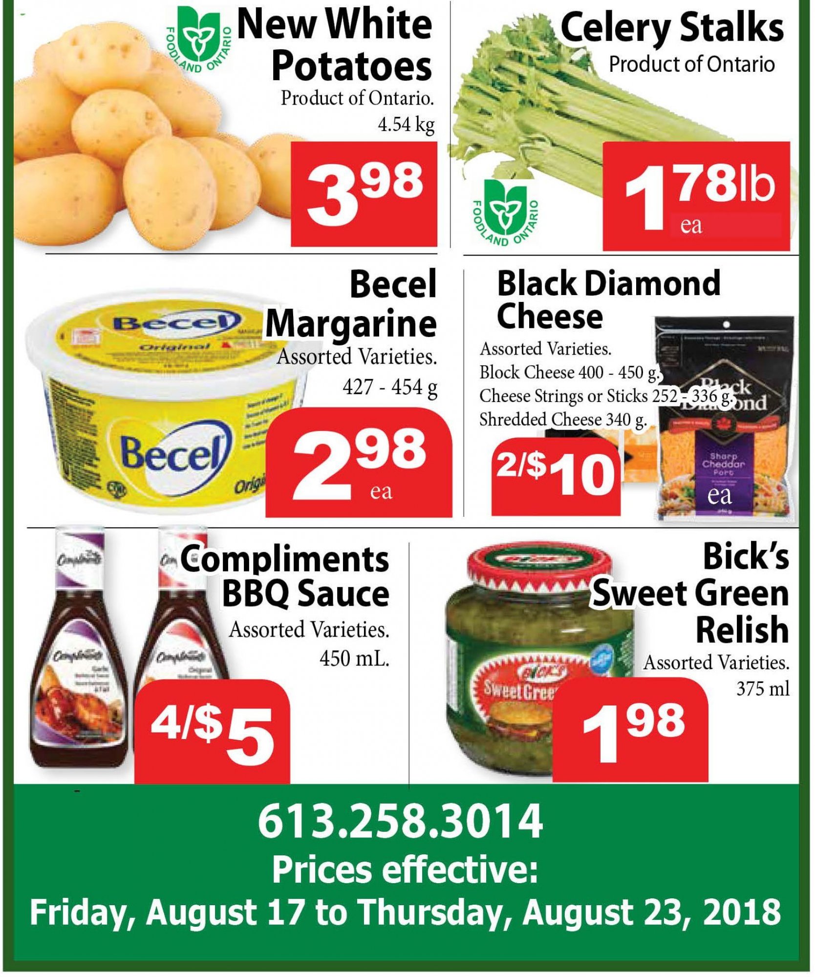 B&H YOUR COMMUNITY GROCER flyer from Friday August 17, 2018 to Thursday August 23, 2018 - page 2