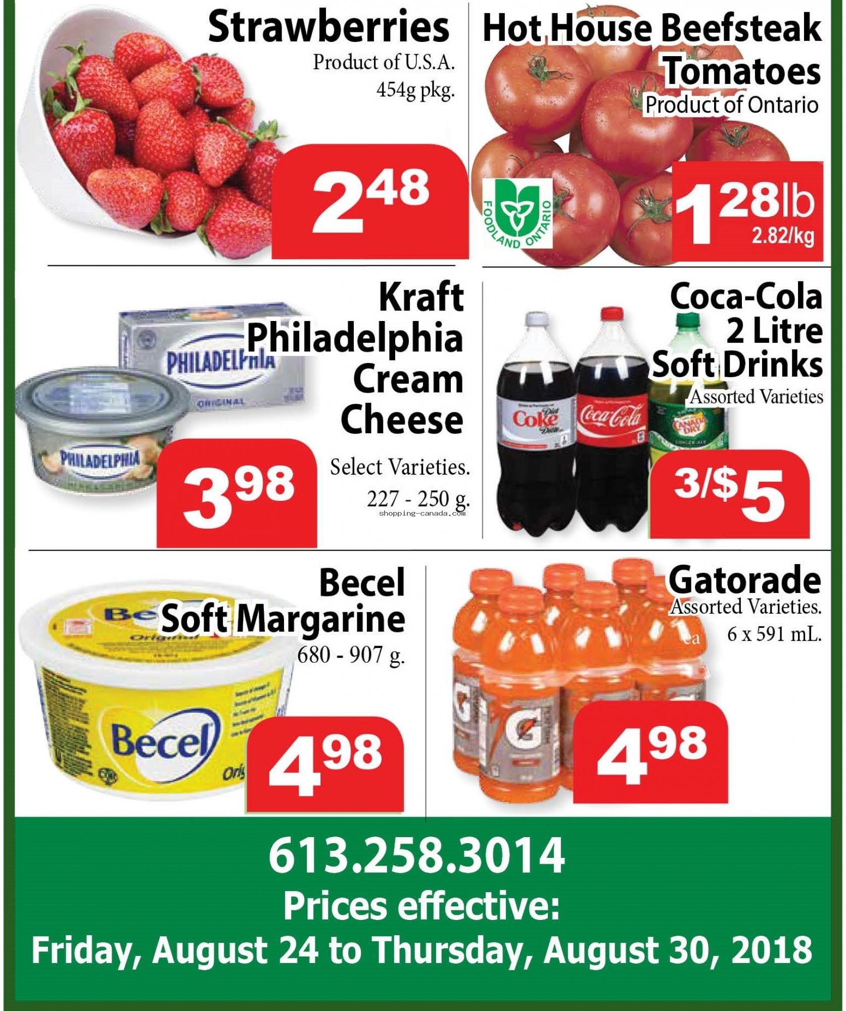 B&H YOUR COMMUNITY GROCER flyer from Friday August 24, 2018 to Thursday August 30, 2018 - page 2