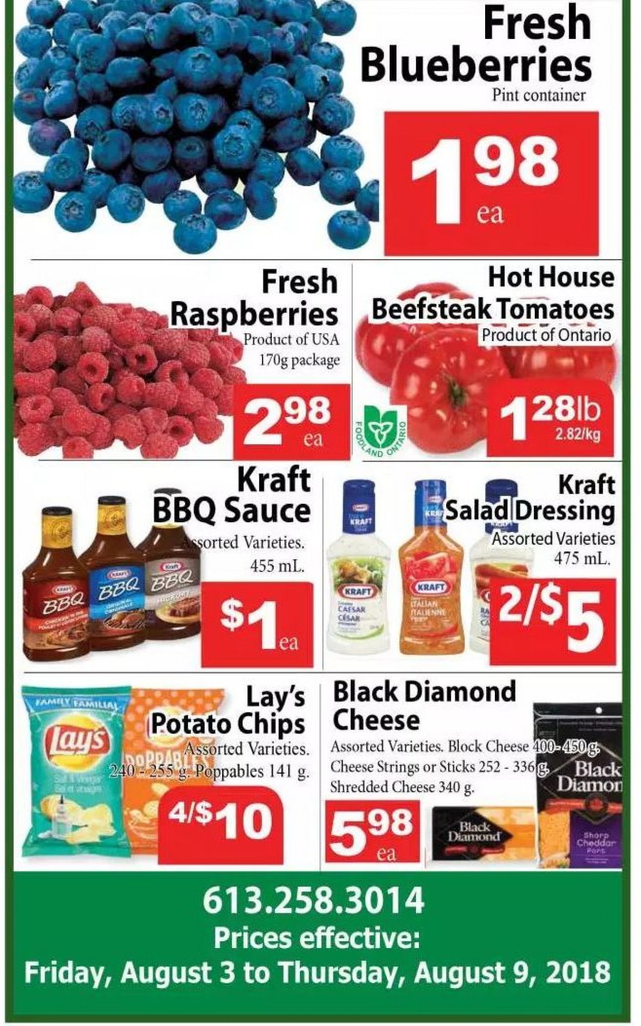 B&H YOUR COMMUNITY GROCER flyer from Friday August 3, 2018 to Thursday August 9, 2018 - page 2