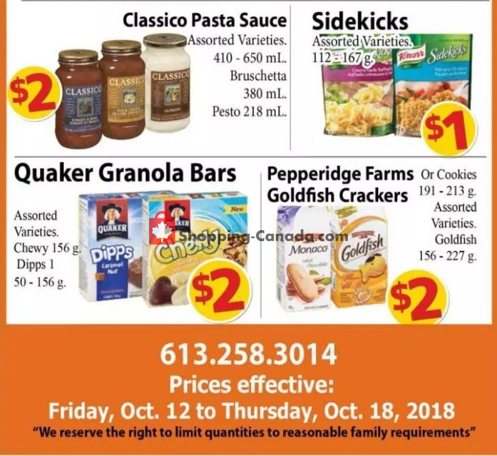 B&H YOUR COMMUNITY GROCER flyer from Friday October 12, 2018 to Thursday October 18, 2018 - page 3