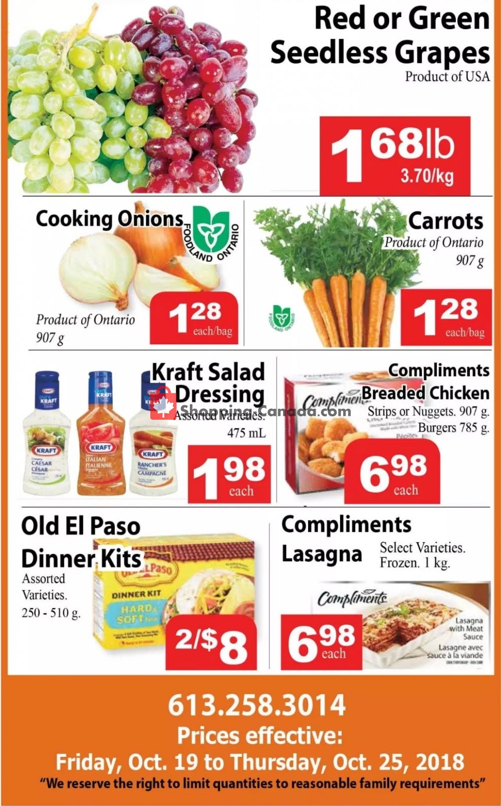 B&H YOUR COMMUNITY GROCER flyer from Friday October 19, 2018 to Thursday October 25, 2018 - page 2
