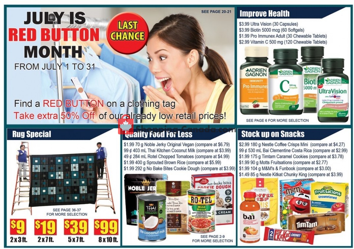 Bianca Amor’s Liquidation Supercentre flyer from Thursday June 1, 2023 to Monday July 31, 2023 - page 39