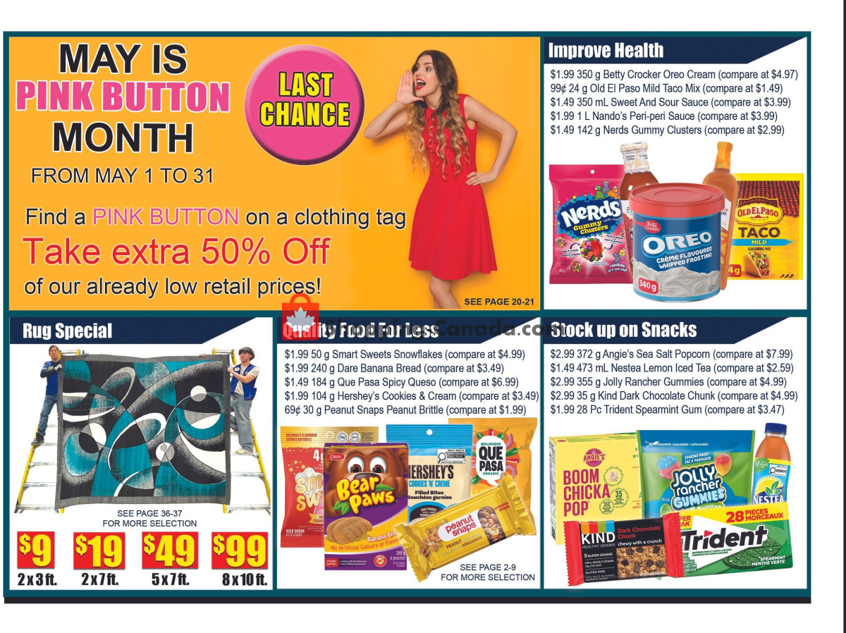 Bianca Amor’s Liquidation Supercentre flyer from Friday May 1, 2026 to Sunday May 31, 2026 - page 39