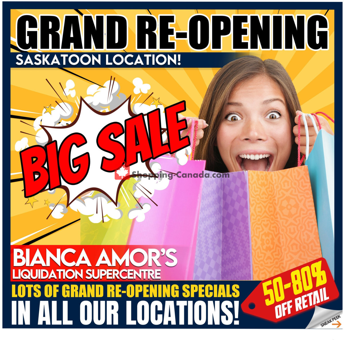 Bianca Amor’s Liquidation Supercentre flyer from Thursday May 28, 2026 to Thursday June 4, 2026 - page 1
