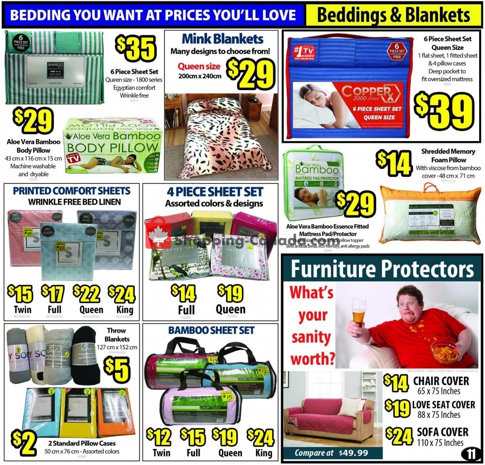 Bianca Amor’s Liquidation Supercentre flyer from Monday October 1, 2018 to Friday November 30, 2018 - page 11
