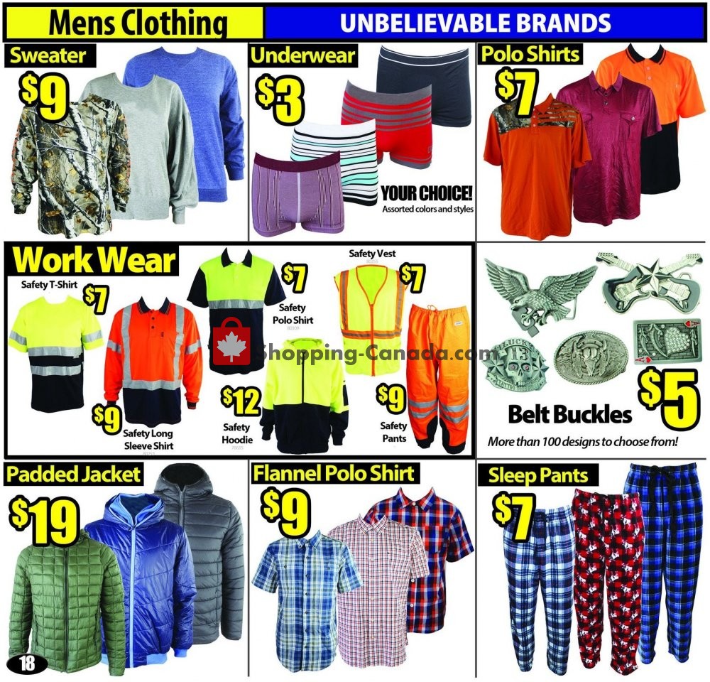 Bianca Amor’s Liquidation Supercentre flyer from Monday October 1, 2018 to Friday November 30, 2018 - page 18