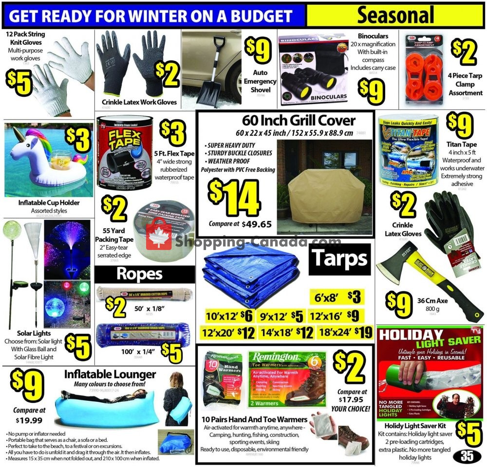 Bianca Amor’s Liquidation Supercentre flyer from Monday October 1, 2018 to Friday November 30, 2018 - page 33