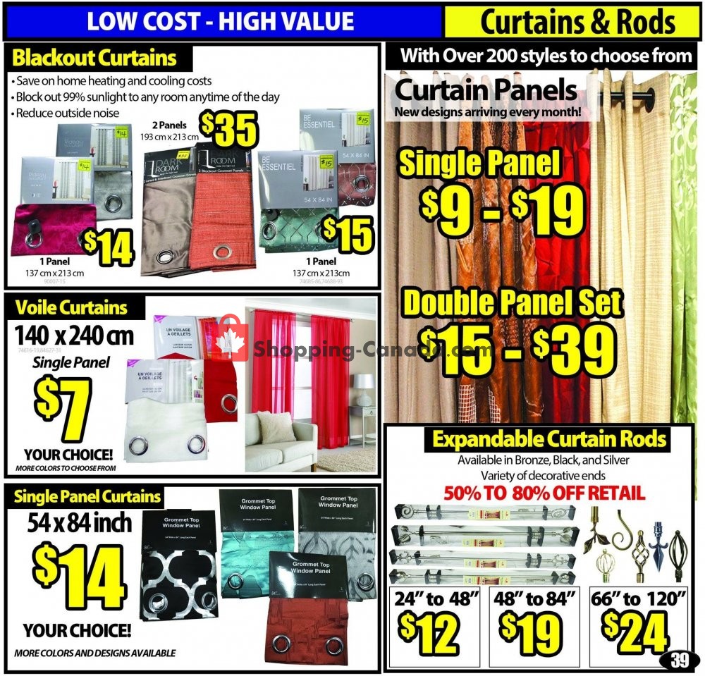 Bianca Amor’s Liquidation Supercentre flyer from Monday October 1, 2018 to Friday November 30, 2018 - page 37